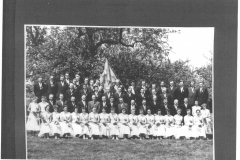 Liederkranz 1956 Jubiläum Gruppenbild mit Frauen